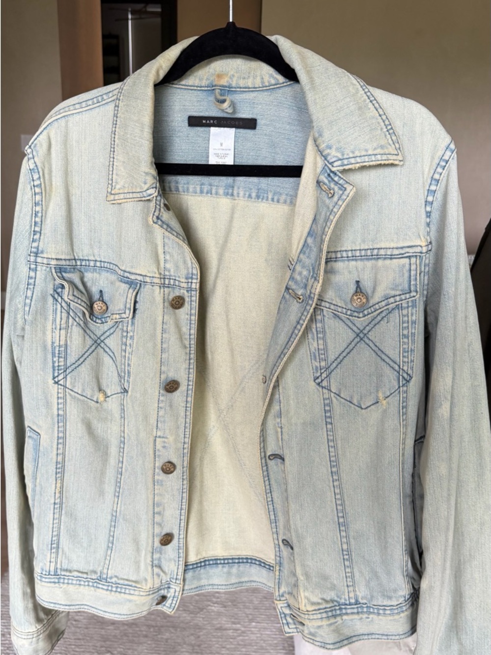 Marc Jacobs Light Blue Washed Denim Jacket